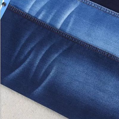 21x21 135G Tencel Cotton Fabric Denim Lyocell Tencel Material Satin Weave